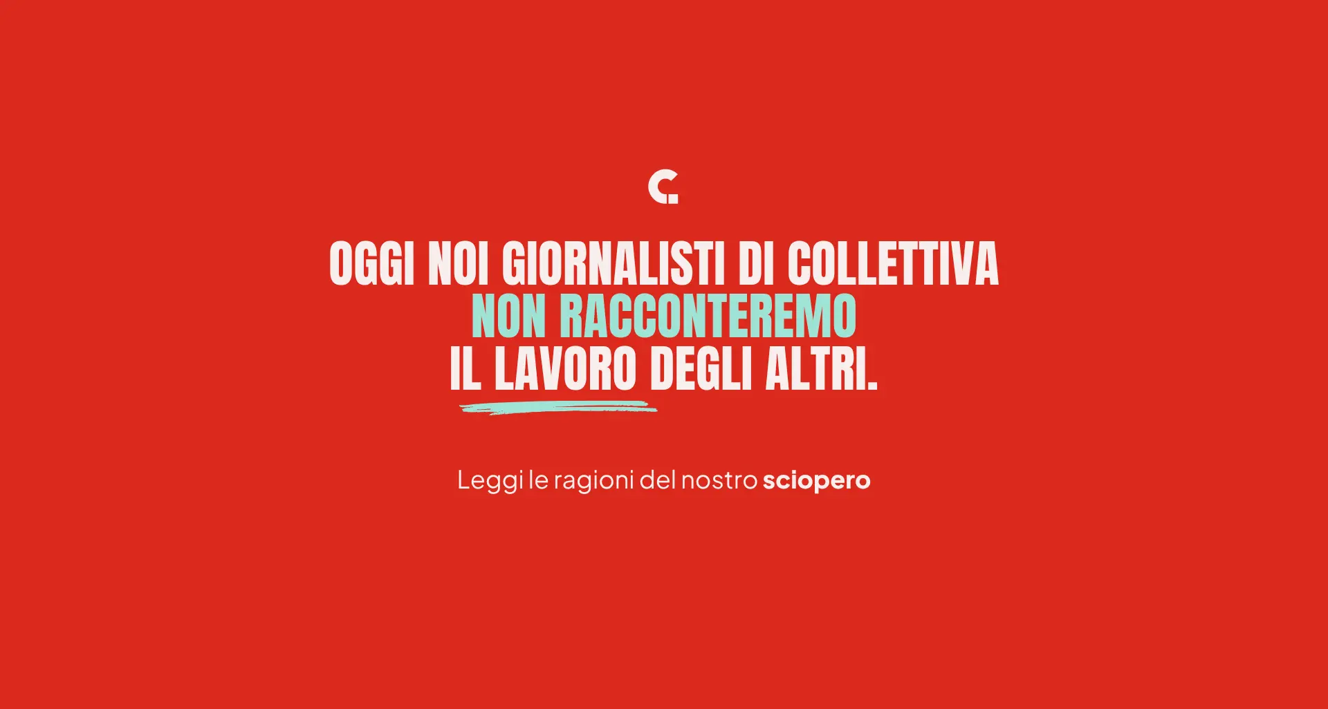 Dignità e futuro dell’informazione passano attraverso il rinnovo contrattuale