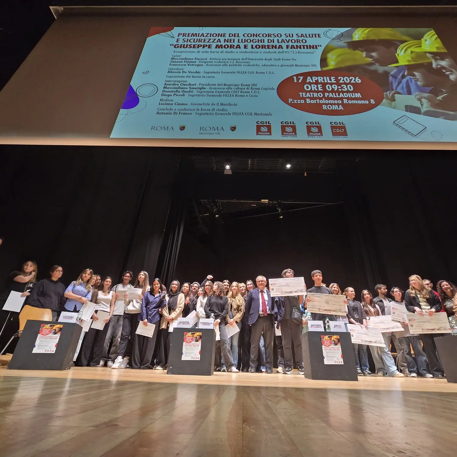 Sicurezza sul lavoro e giovani: borse di studio per sette studenti romani