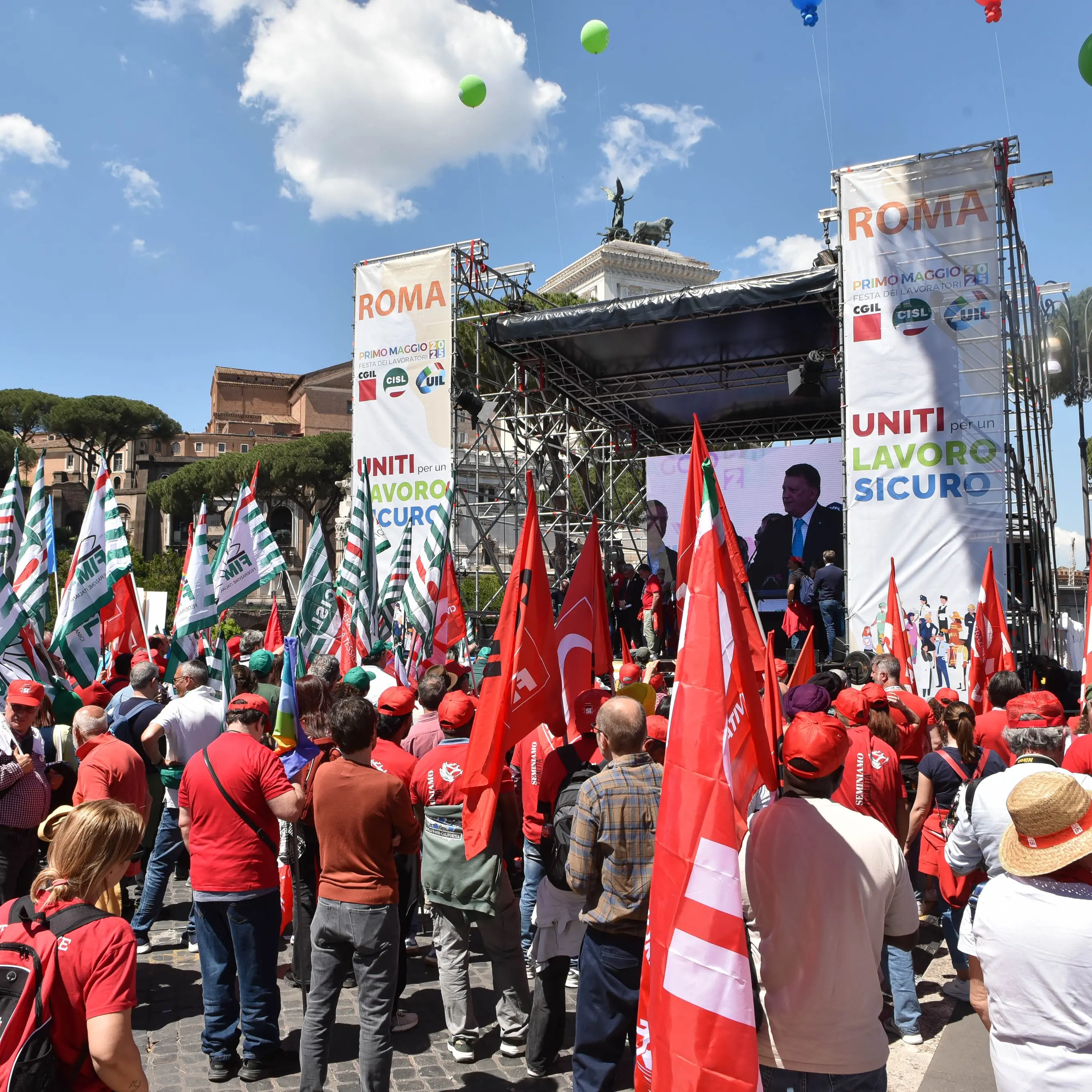 Le piazze del Primo Maggio