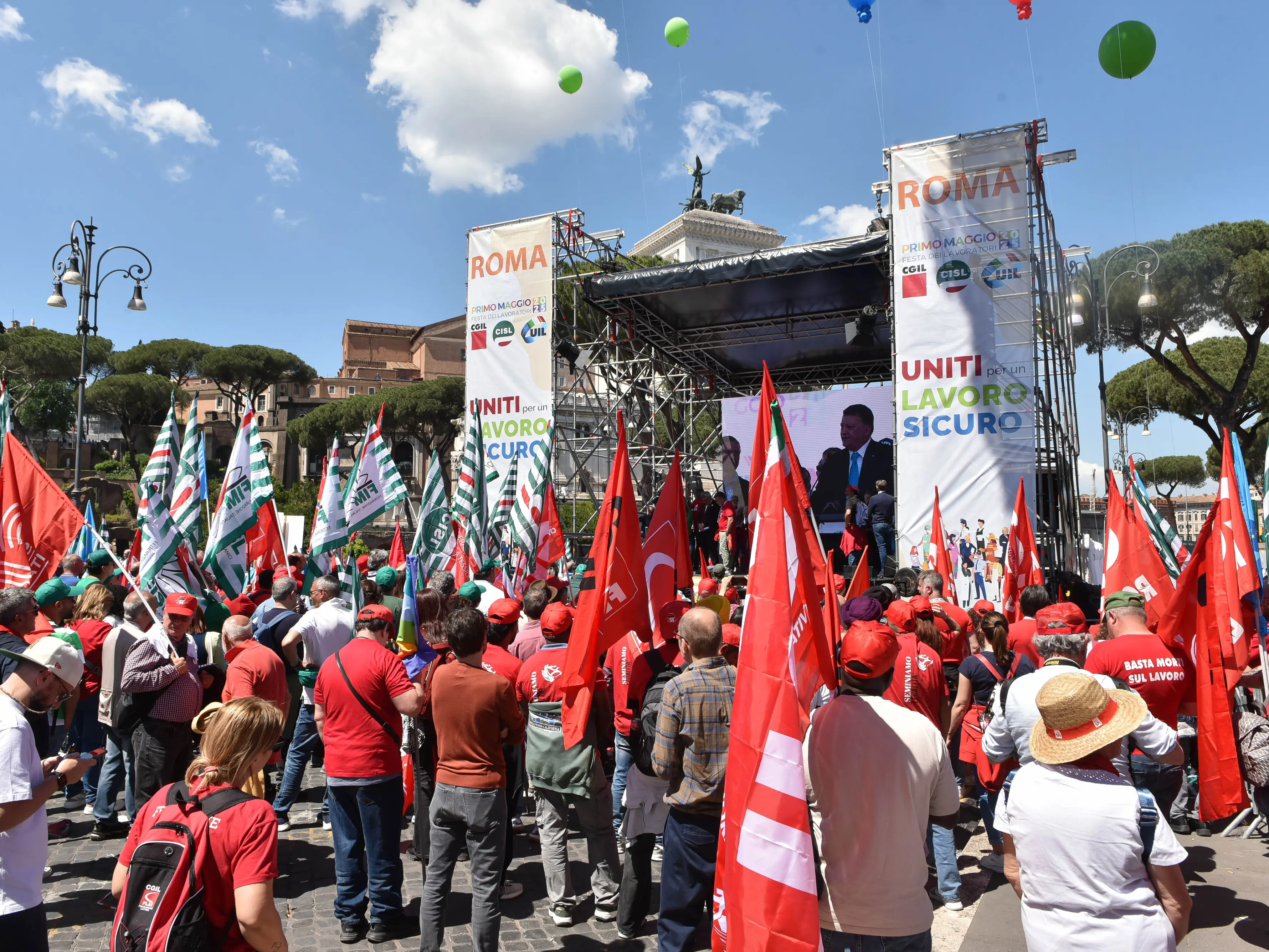 Le piazze del Primo Maggio