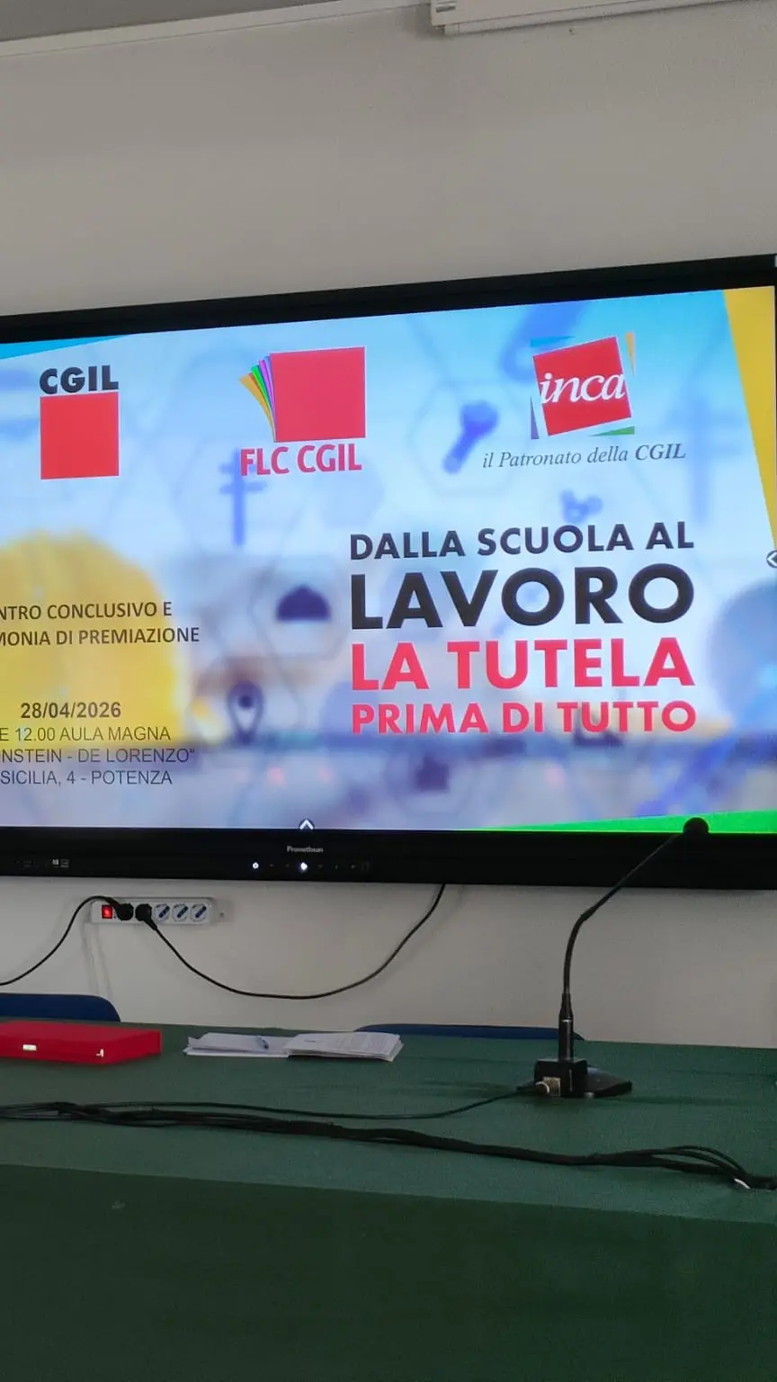 Sicurezza sul lavoro: Cgil, Flc e Inca premiano sette scuole italiane