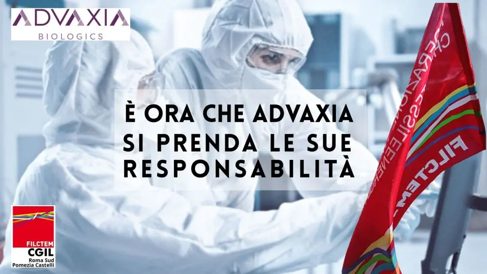 Advaxia Pomezia, procedura di licenziamento per 14 lavoratori