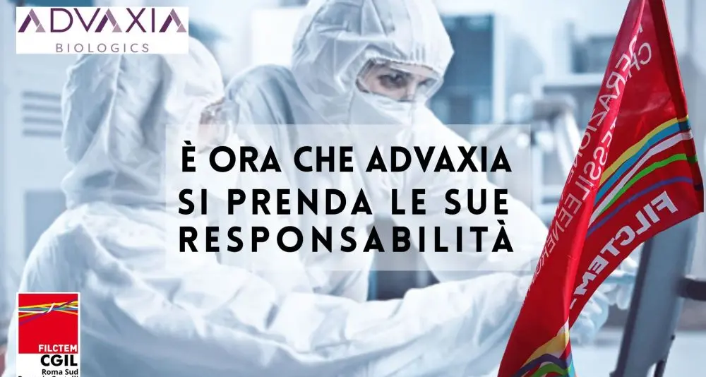 Advaxia Pomezia, aperta la procedura di licenziamento per 14 lavoratori