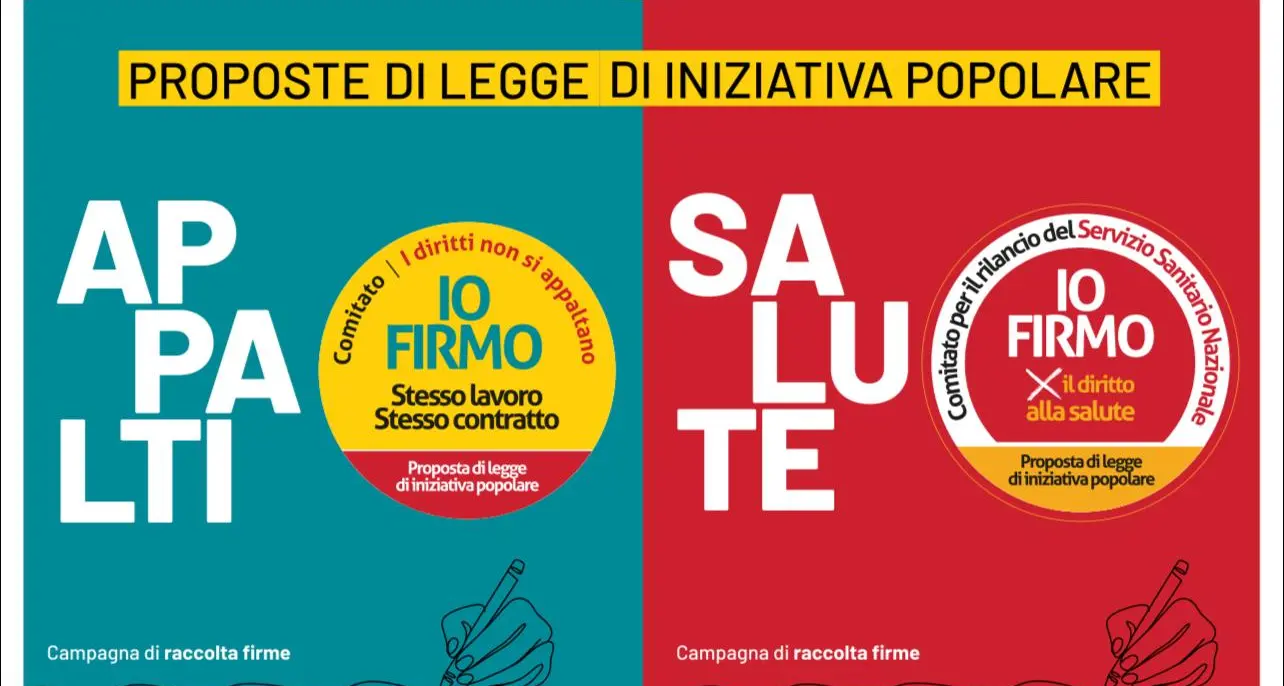 Sanità e appalti, la Cgil chiede una firma per il cambiamento