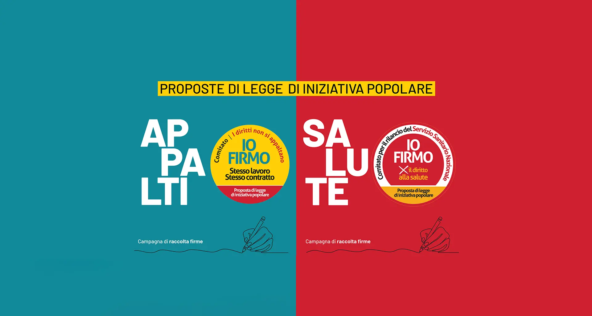 Sanità e appalti, la Cgil chiede una firma per il cambiamento