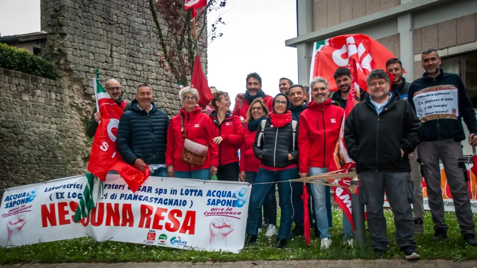 Logimer di Piancastagnaio (Acqua & Sapone), in 56 a rischio: “Nessuna resa”