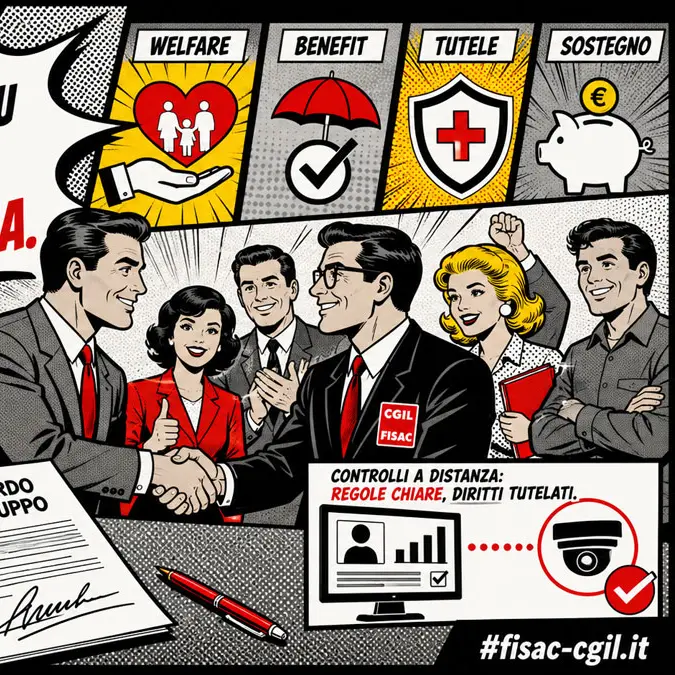 Ccb, Fisac Cgil: raggiunti accordi di gruppo su welfare, vpa e controlli a distanza