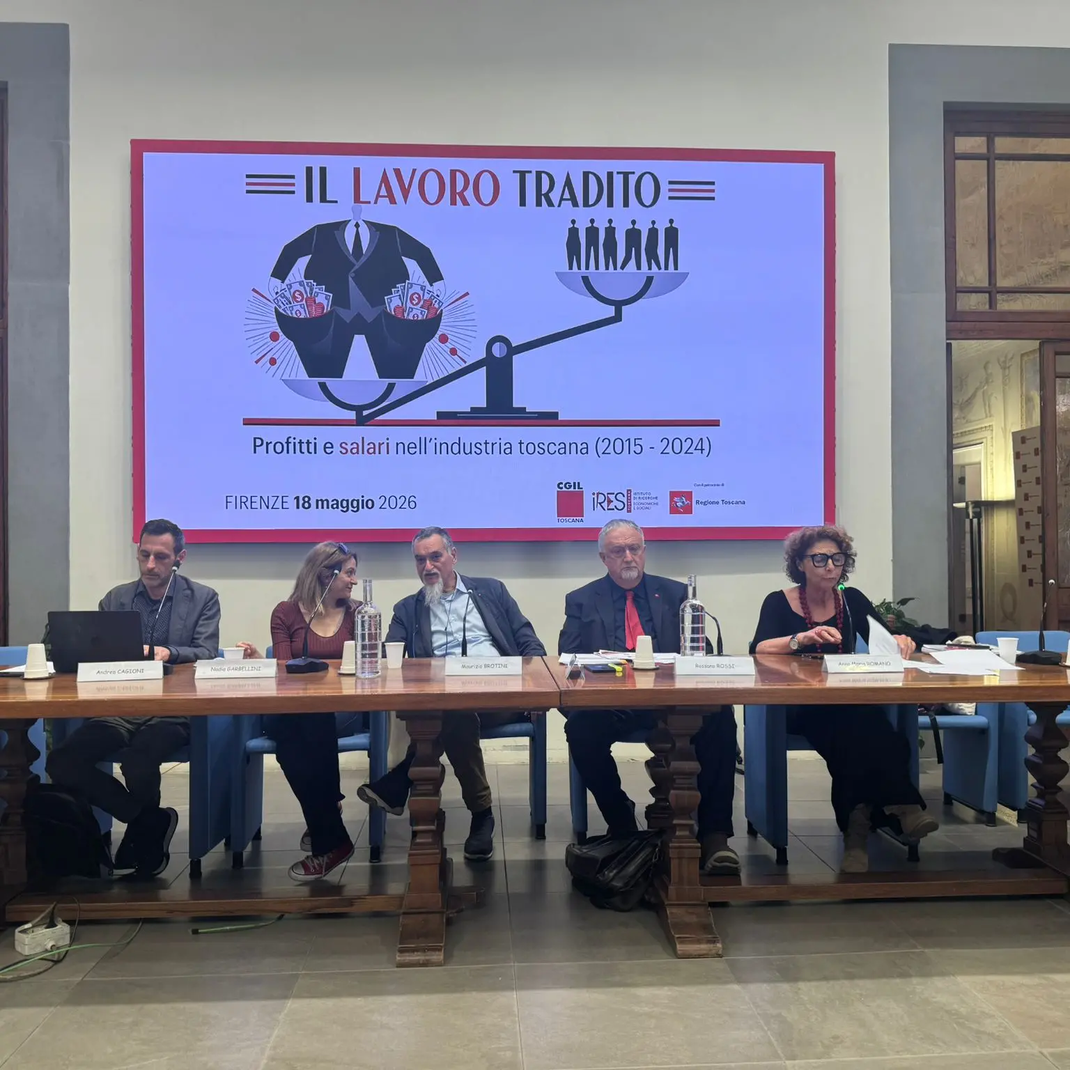 Toscana, Industria: i profitti aumentano, i salari no