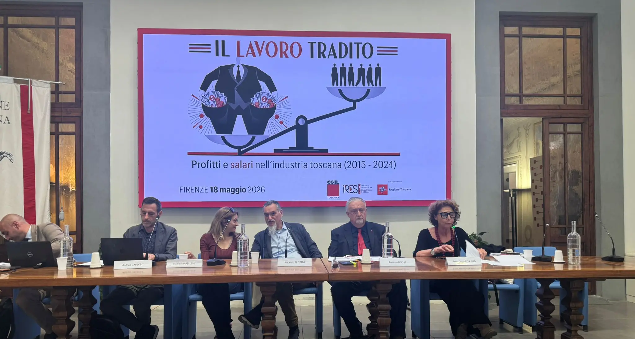 Toscana, Industria: i profitti aumentano, i salari no