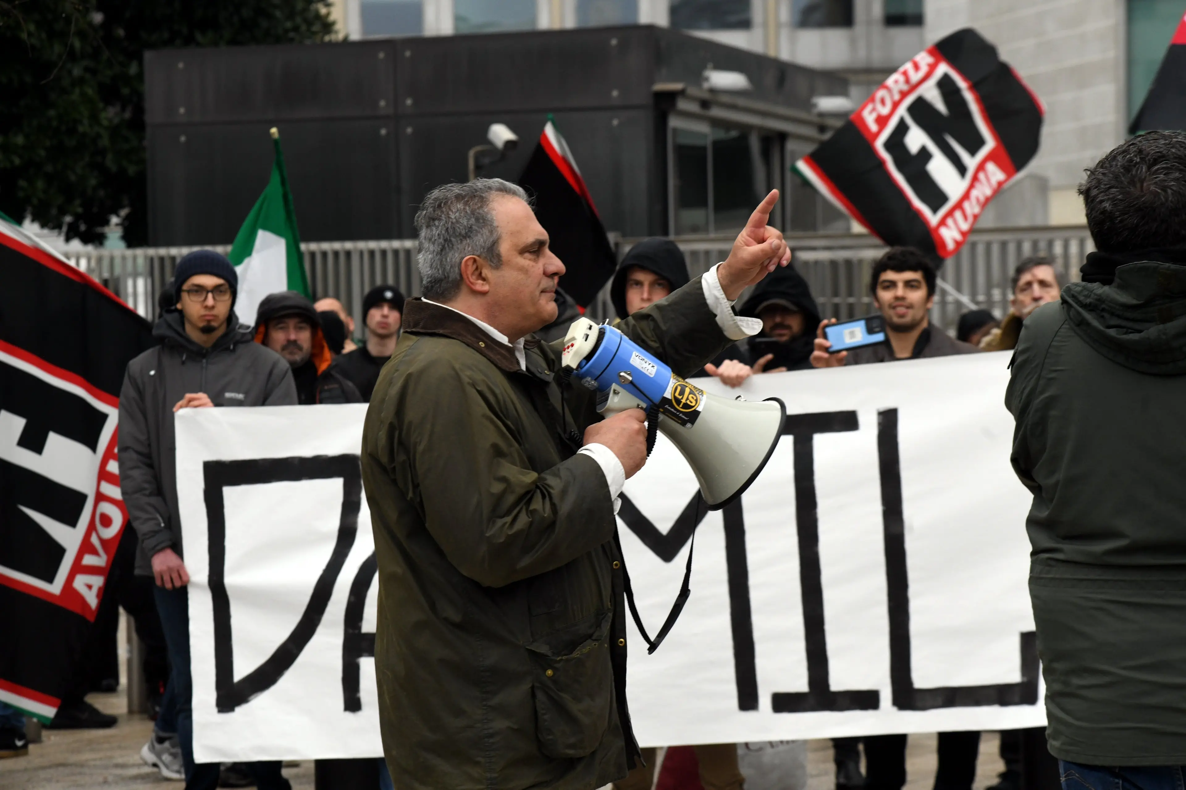 ROBERTO FIORE LEADER FORZA NUOVA