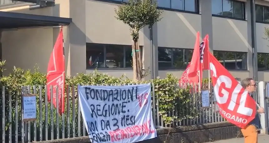 Fondazioni Ikaros, Its ed Et Labora, sciopero a Bergamo 