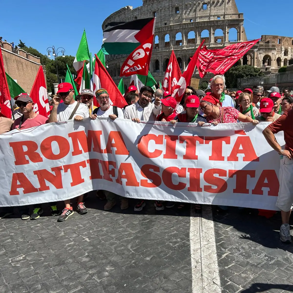 Roma antifascista in piazza: no alla remigrazione della destra