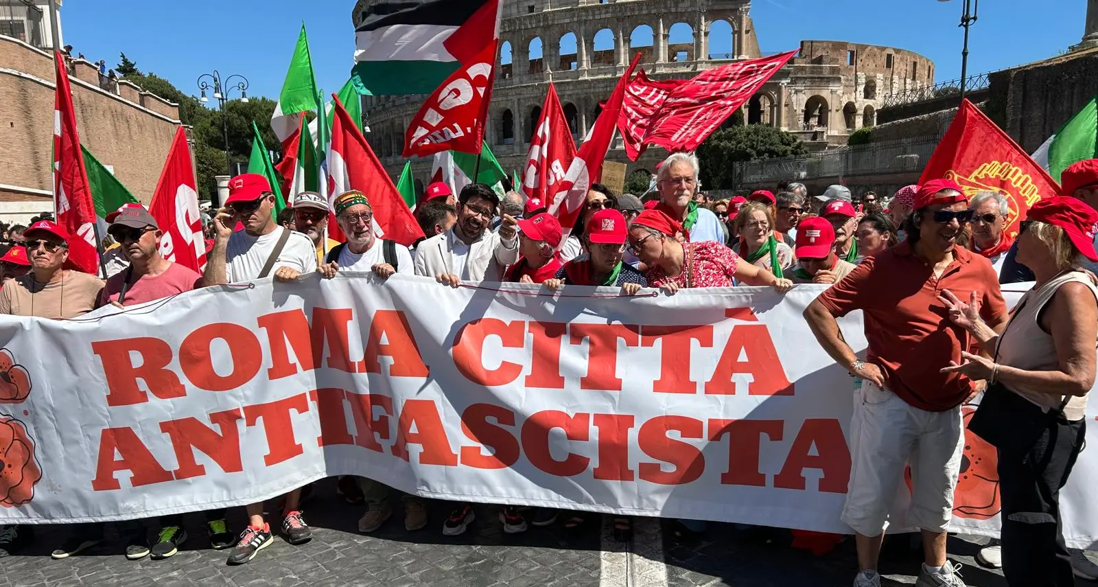 Roma antifascista in piazza: no alla remigrazione della destra