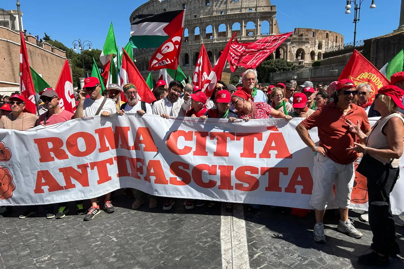 Roma antifascista in piazza: no alla remigrazione della destra