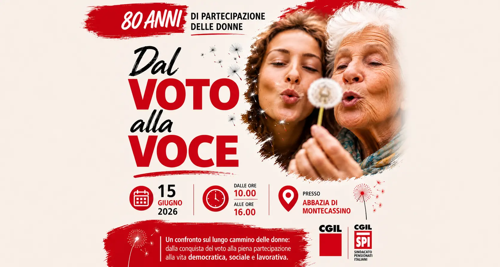 Dal voto alla voce: 80 anni di partecipazione delle donne