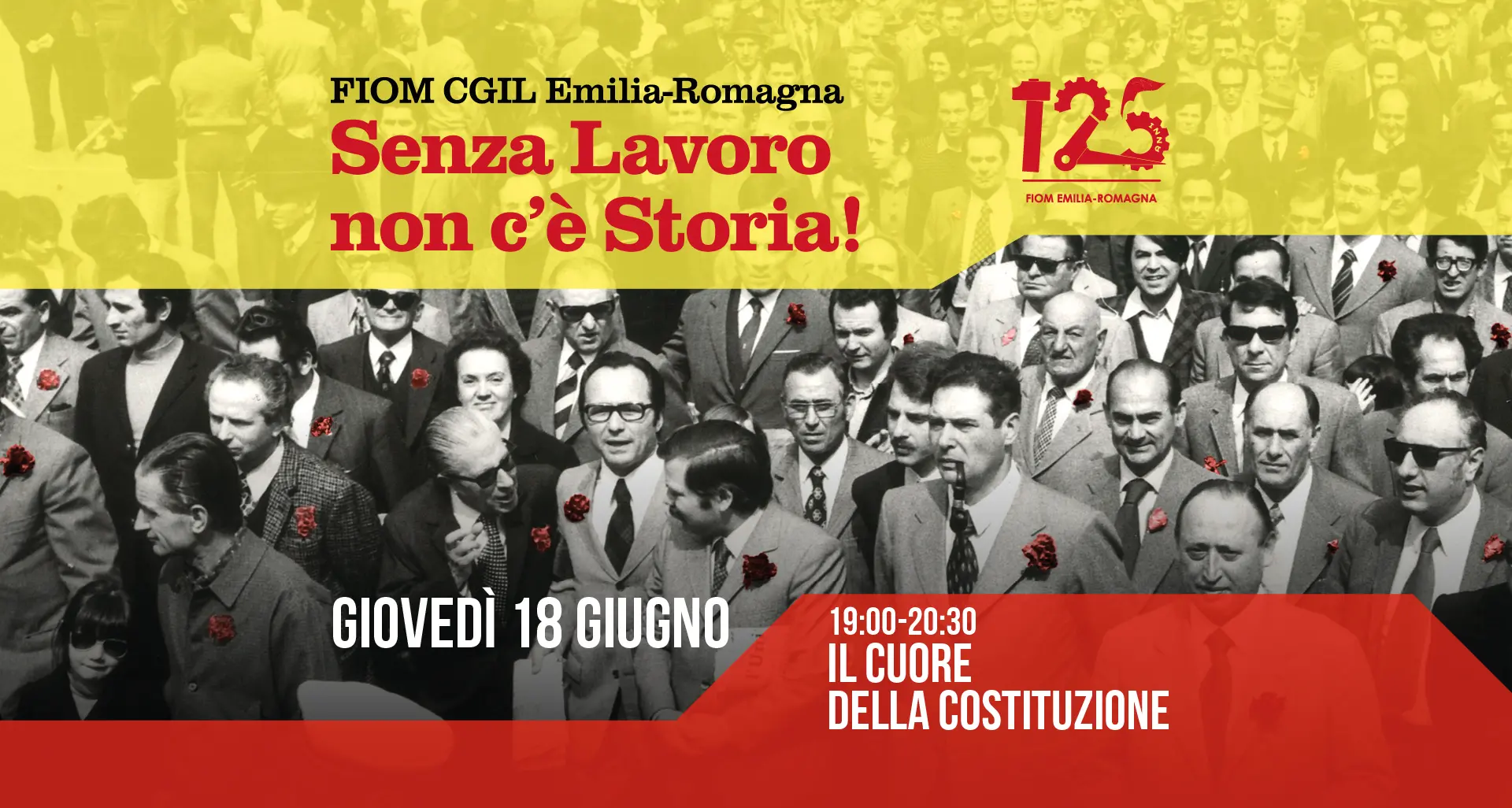 125 anni Fiom, 18-20 giugno festa a Bologna - LA DIRETTA
