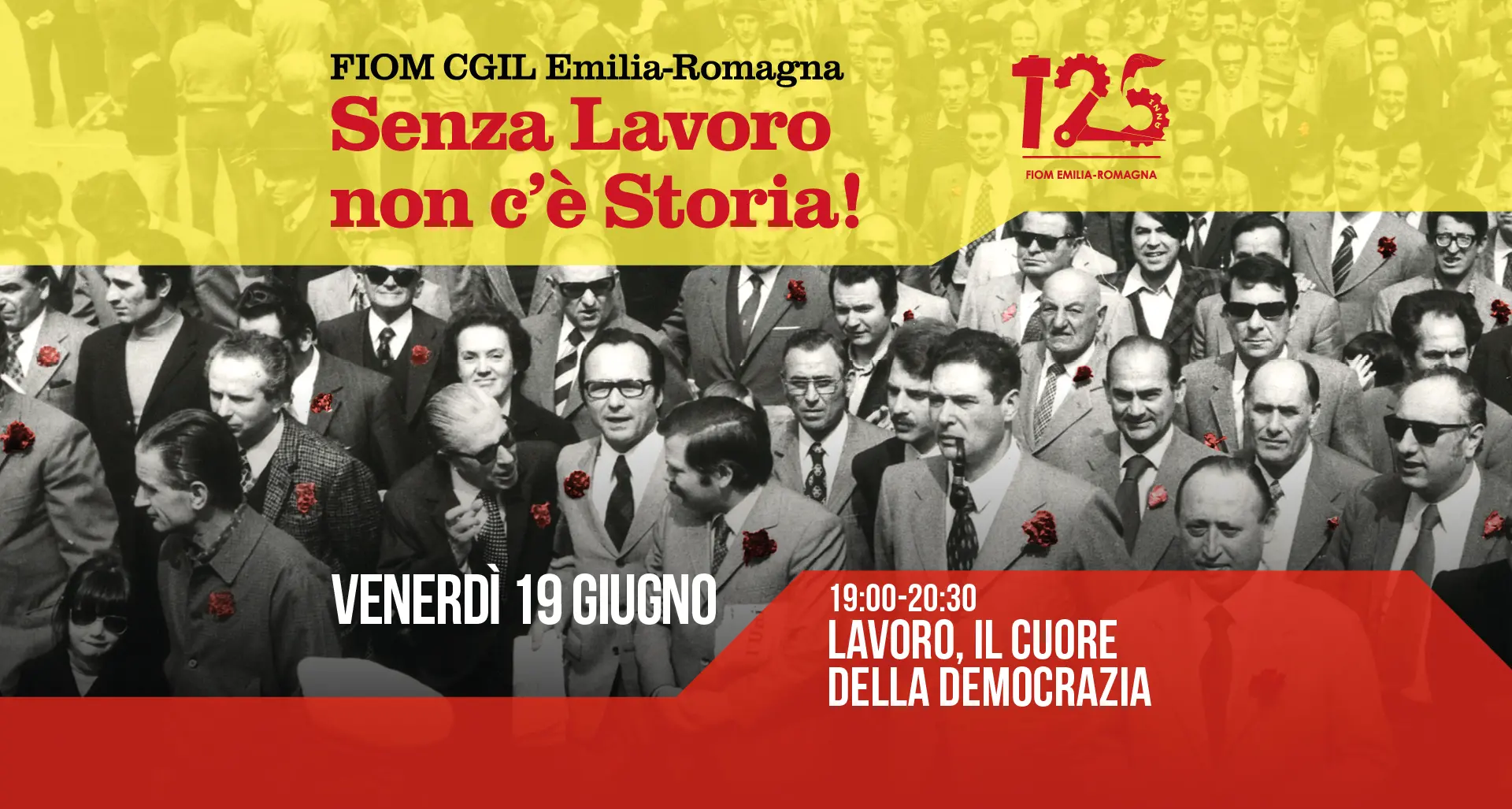 125 anni Fiom, 18-20 giugno festa a Bologna - LA DIRETTA