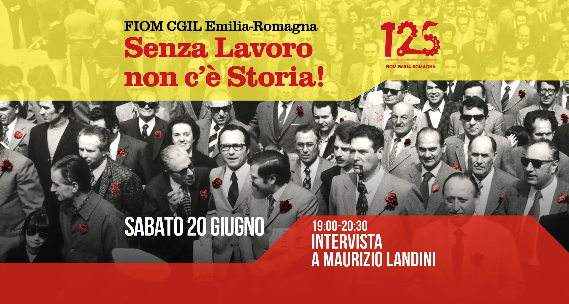 125 anni Fiom, 18-20 giugno festa a Bologna - LA DIRETTA