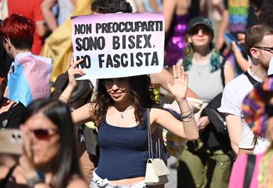 Svolgimento del Pride 2026 a Roma