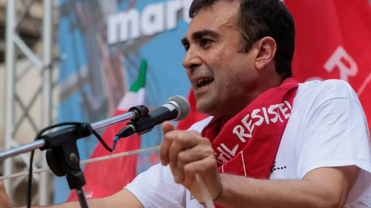Il segretario generale della Slc Cgil Riccardo Saccone