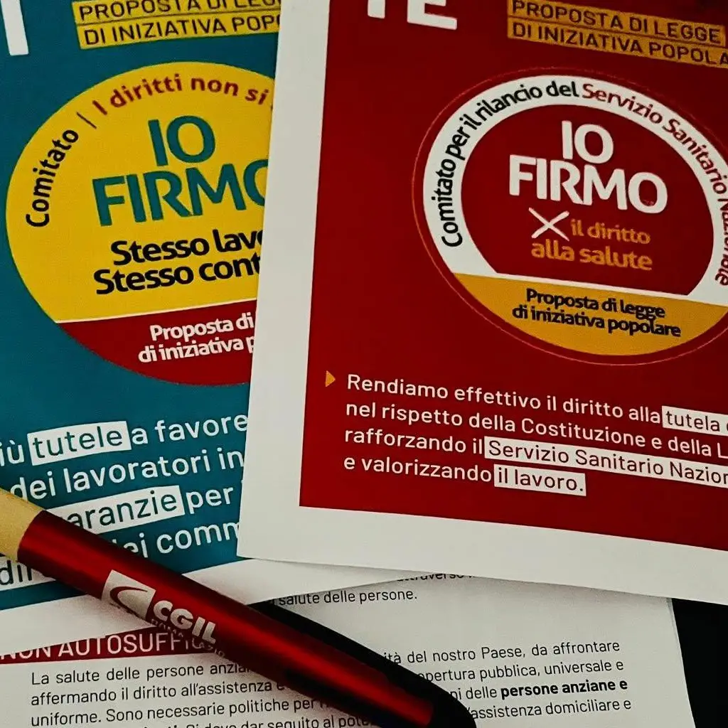 Salute e appalti, al via il tour dei camper “Io firmo”