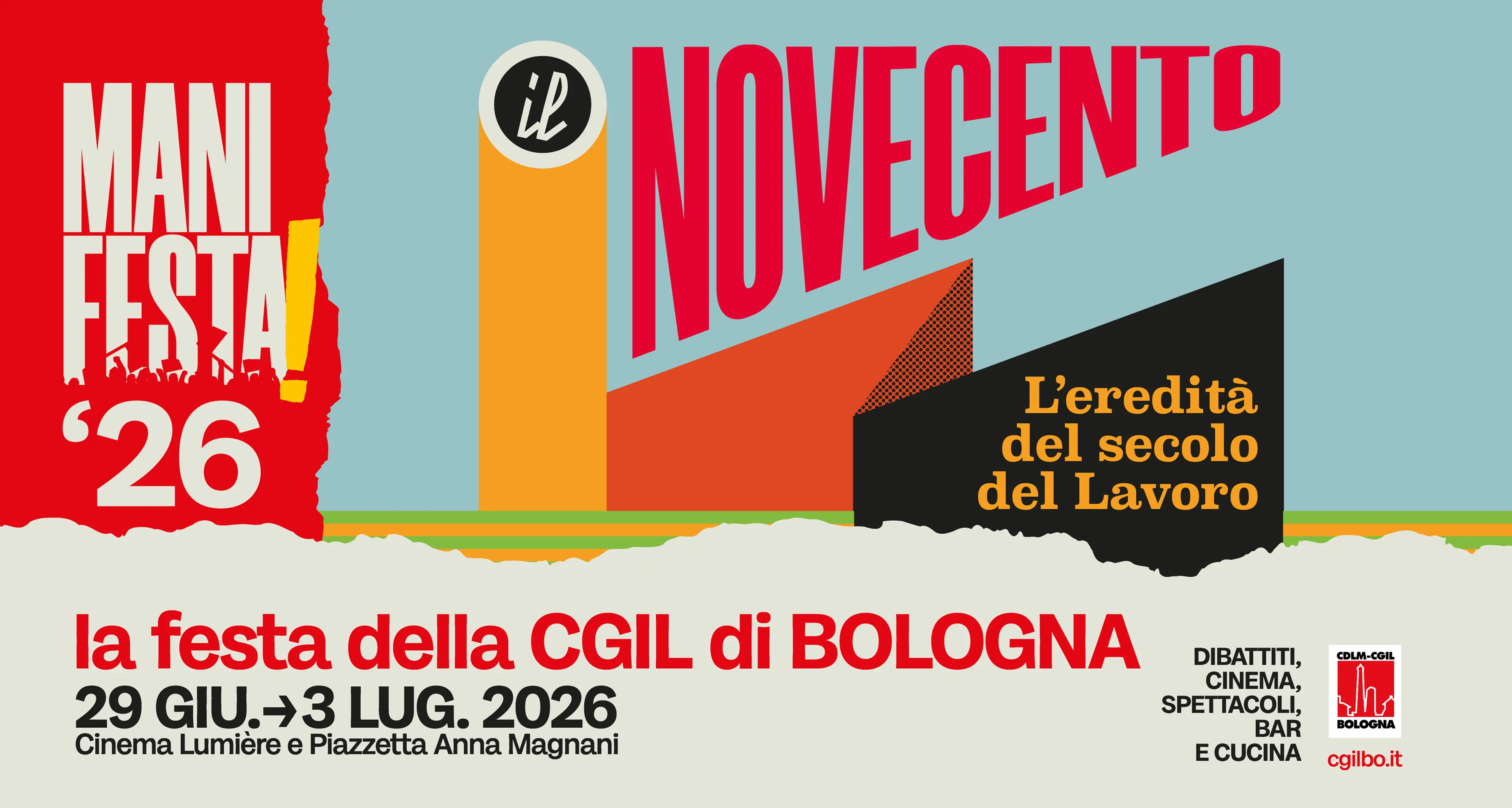 Torna “Manifesta”, la festa della Cgil Bologna