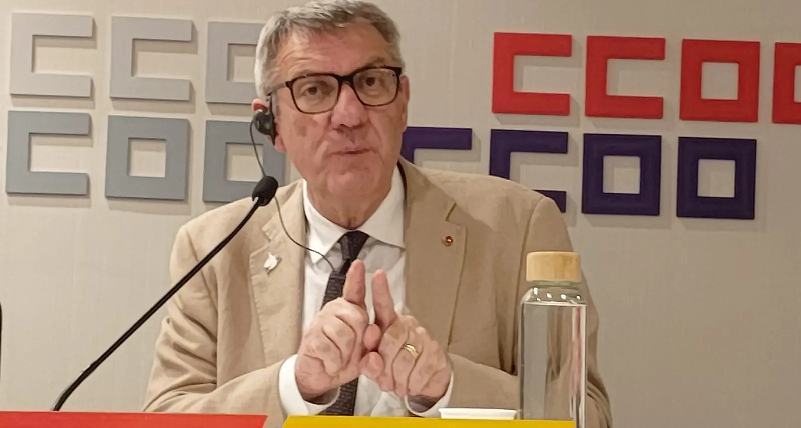 Landini incontra le CCOO e la Cgt: “Il lavoro unito contro la destra”