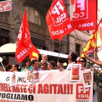 Le voci dei lavoratori della Gnam: “Chiediamo i nostri diritti”