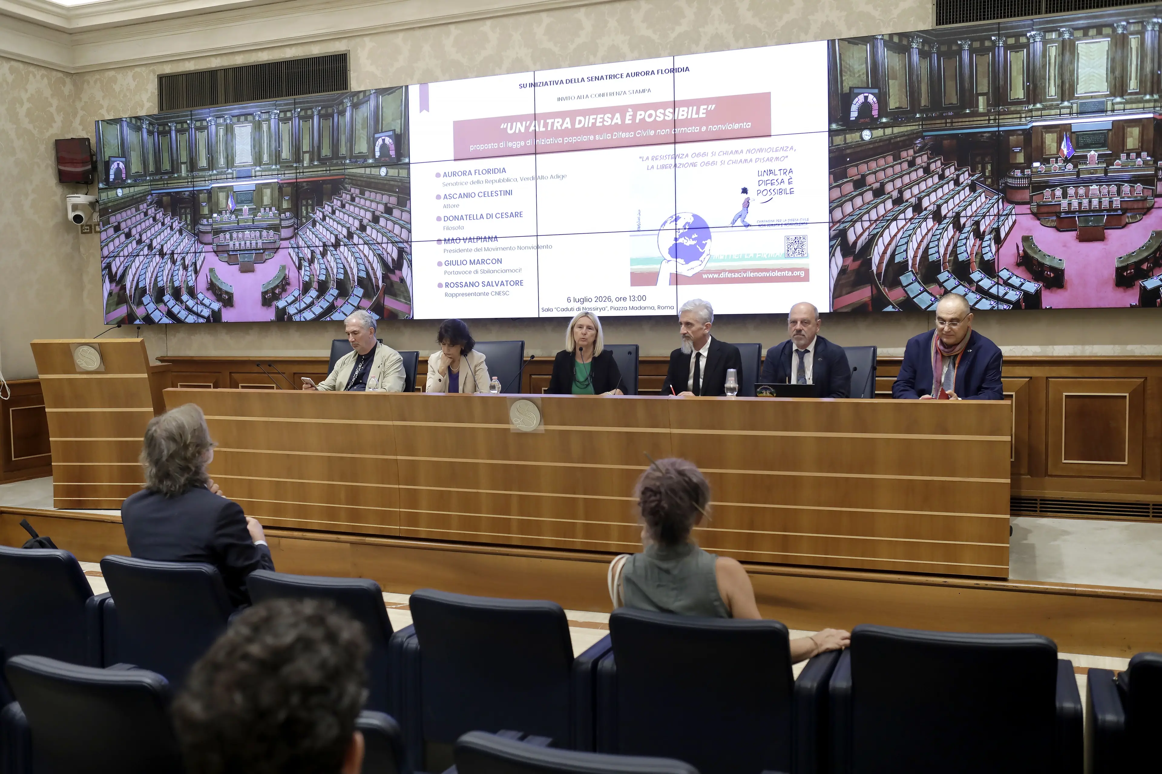 GIULIO MARCON PORTAVOCE DI SBILANCIAMOCI, DONATELLA DI CESARE FILOSOFA, AURORA FLORIDIA POLITICA, ASCANIO CELESTINI ATTORE, MAO VALPIANA PRESIDENTE MOVIMENTO NON VIOLENTO, ROSSANO SALVATORE VICEPRESIDENTE CNESC