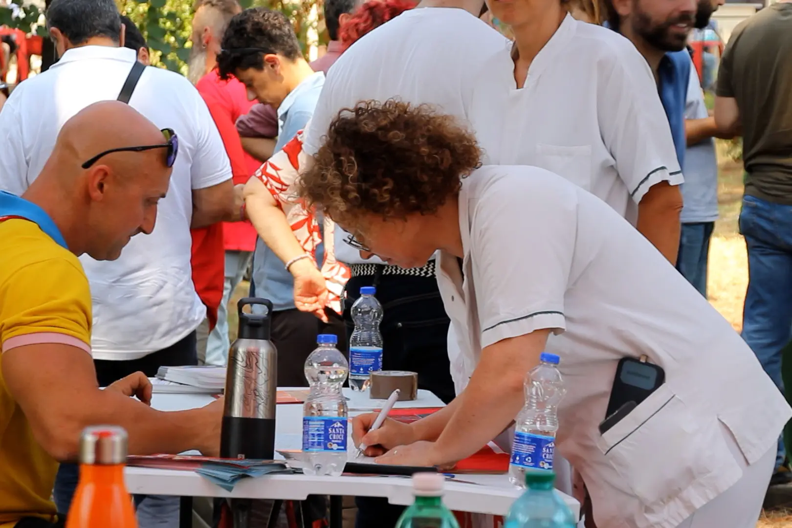 Le voci dall’ospedale Pertini: “Vogliamo una sanità per tutti”