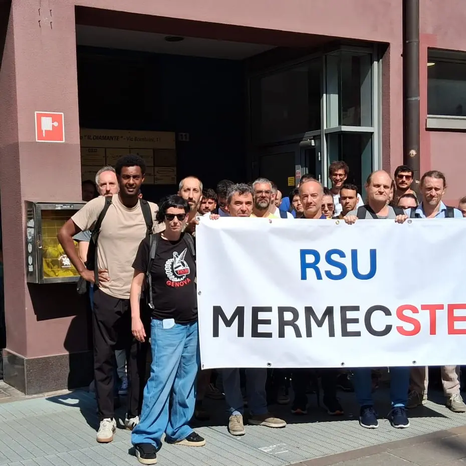 Mermec Ste, sciopero a Genova