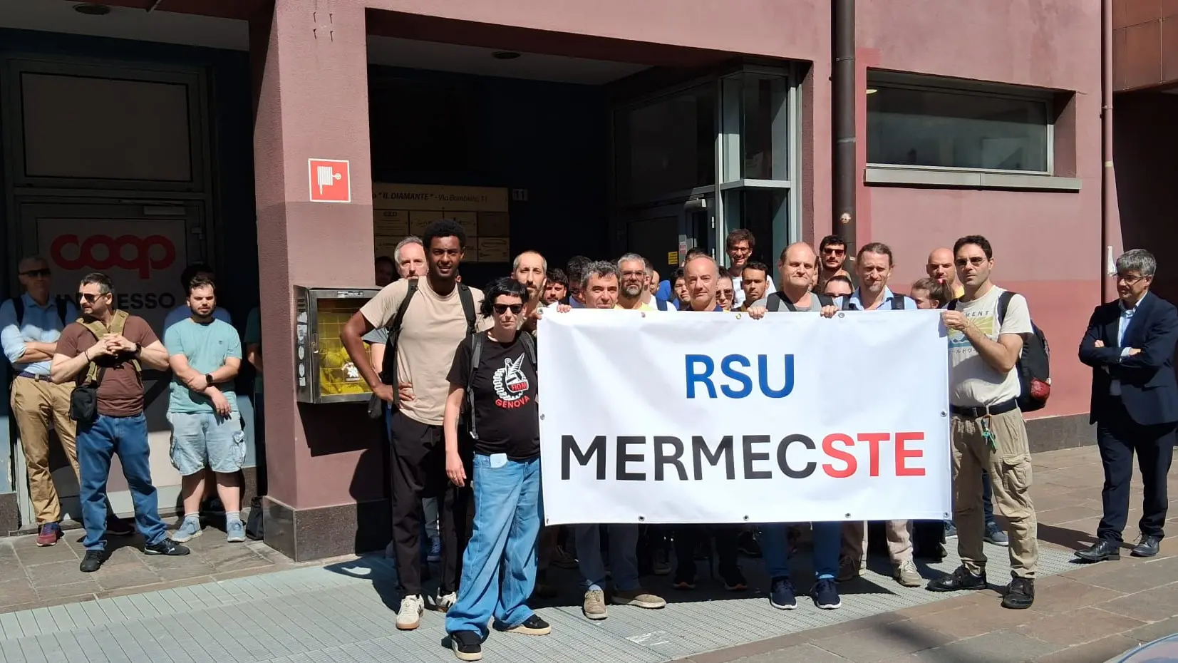 Mermec Ste, sciopero a Genova