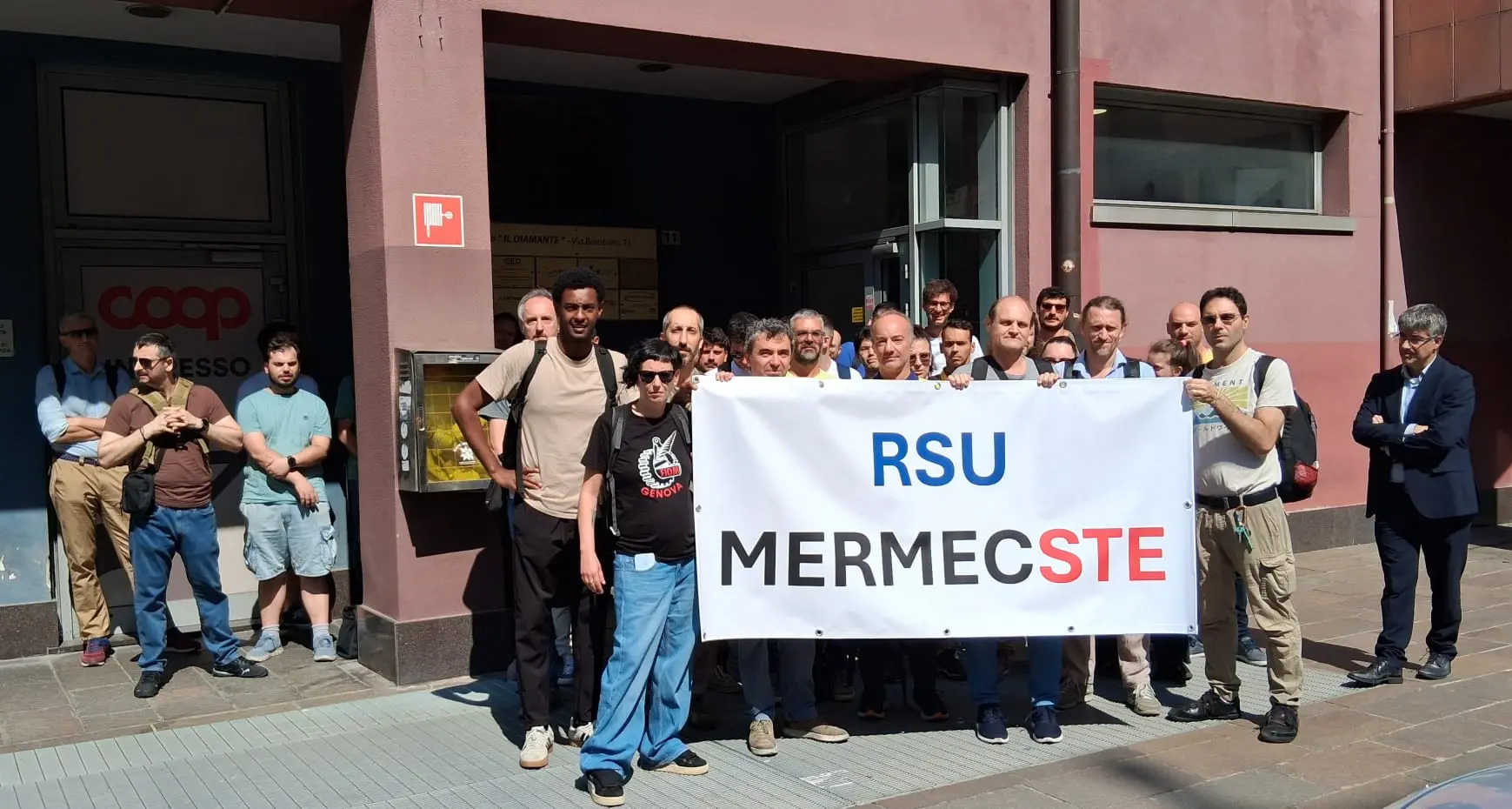 Mermec Ste, sciopero a Genova