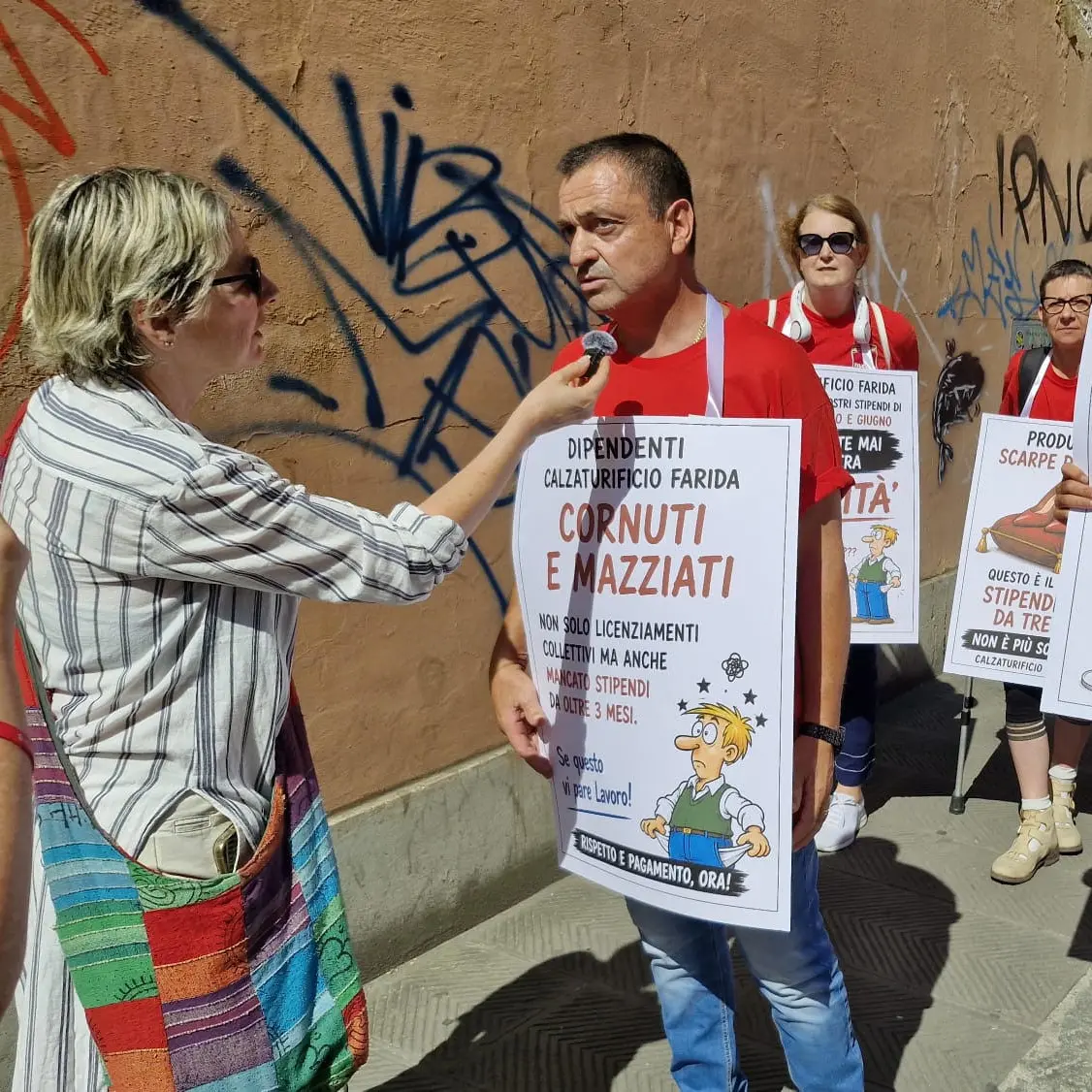 Calzaturificio Farida, un corteo per tutelare il lavoro