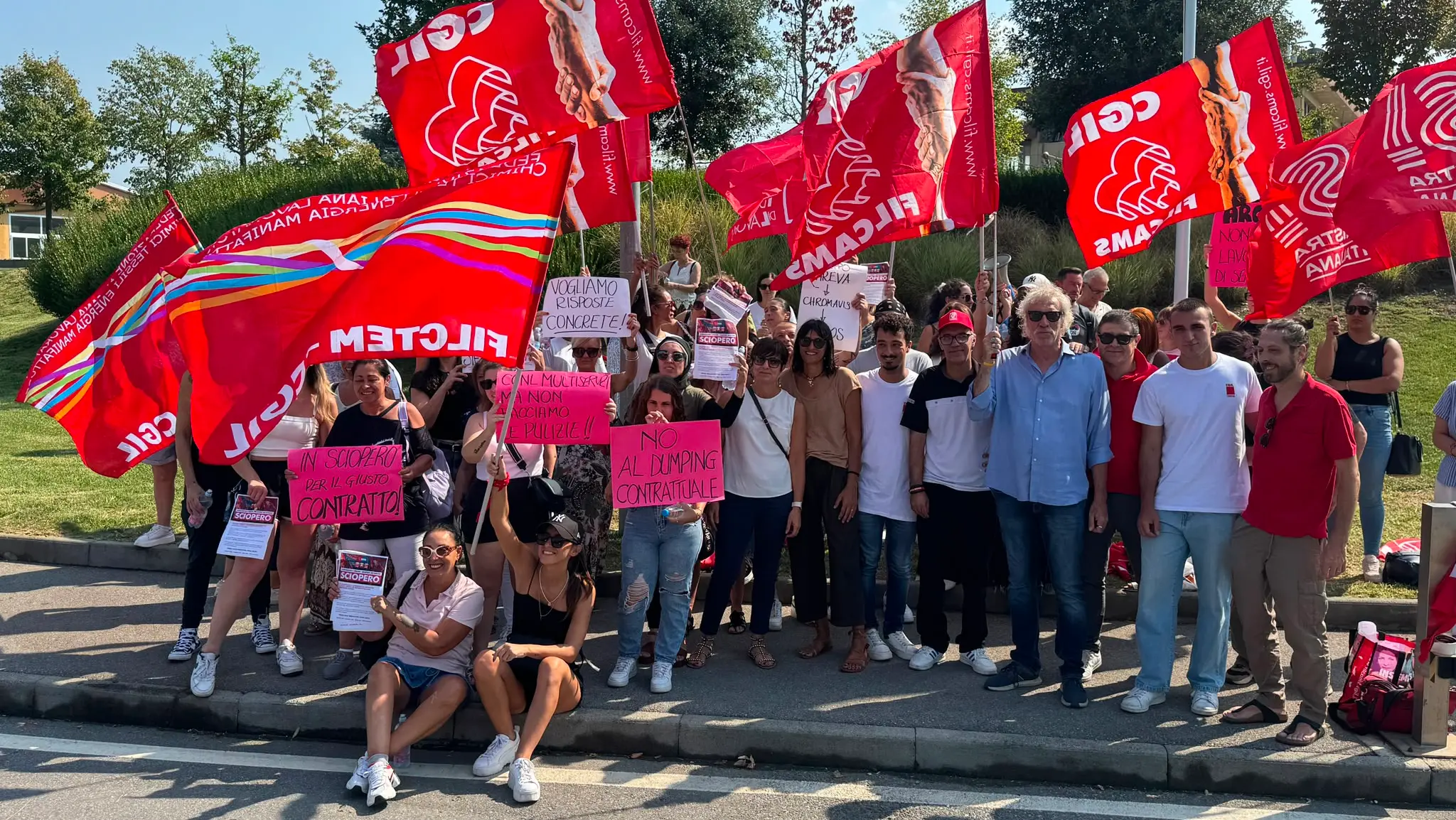 Offanengo, lavoratori uniti contro le disparità contrattuali