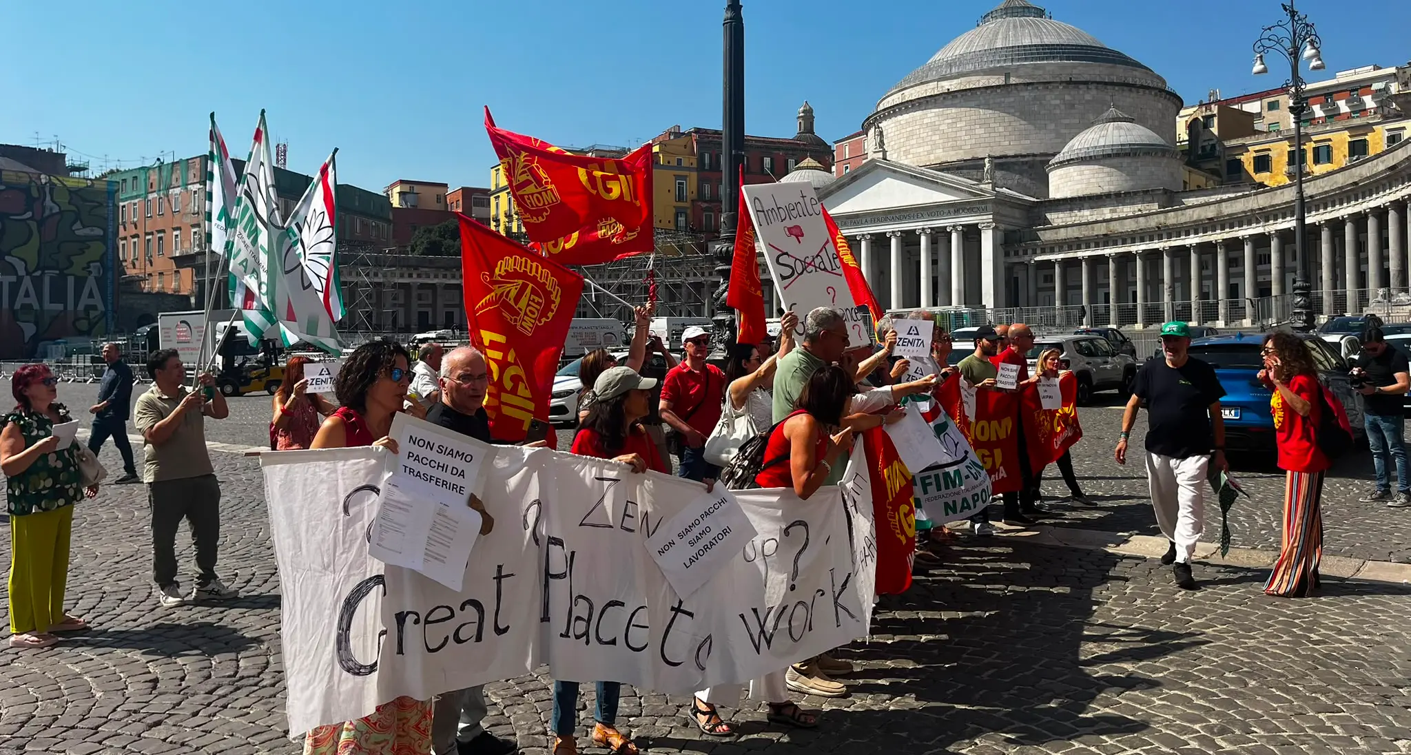 Zenita Group, sciopero e presidio a Napoli