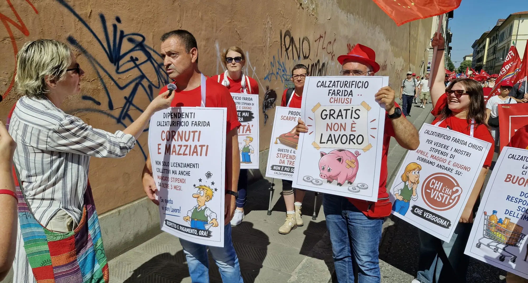 Crisi Calzaturificio Farida, lunedì 24 volantinaggio