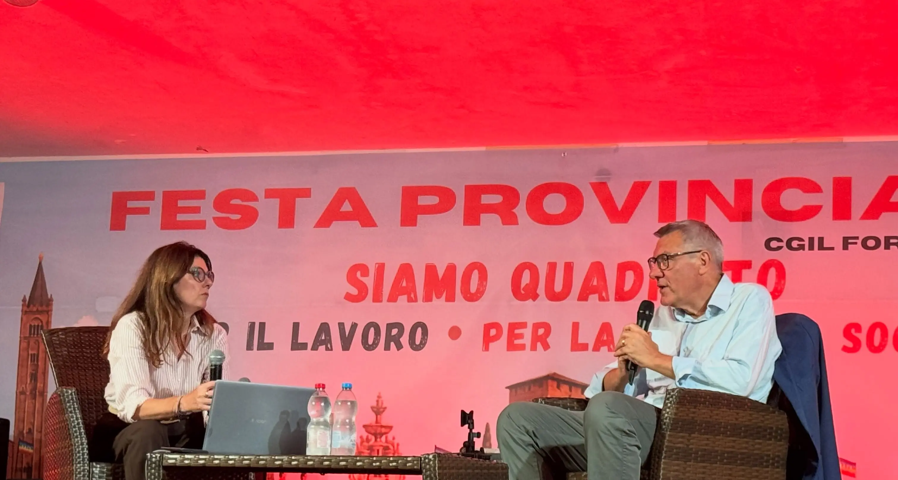 Si è chiusa la festa della Cgil Forlì Cesena. Quattro giorni sold out. Landini: “Al centro tornino persone e territorio”