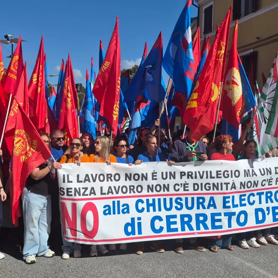 Electrolux, corteo a Cerreto d’Esi. Fiom: “Ritirare gli esuberi”