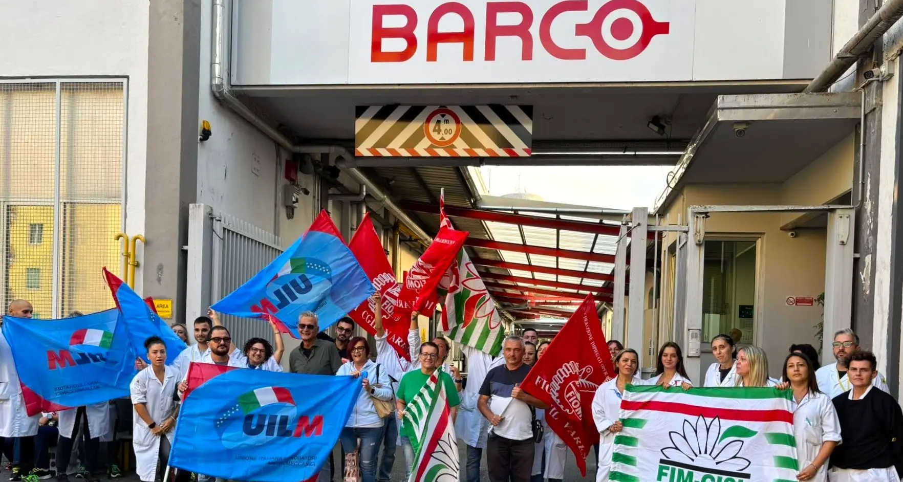 Barco non rinnova 25 contratti, indetto lo stato d’agitazione