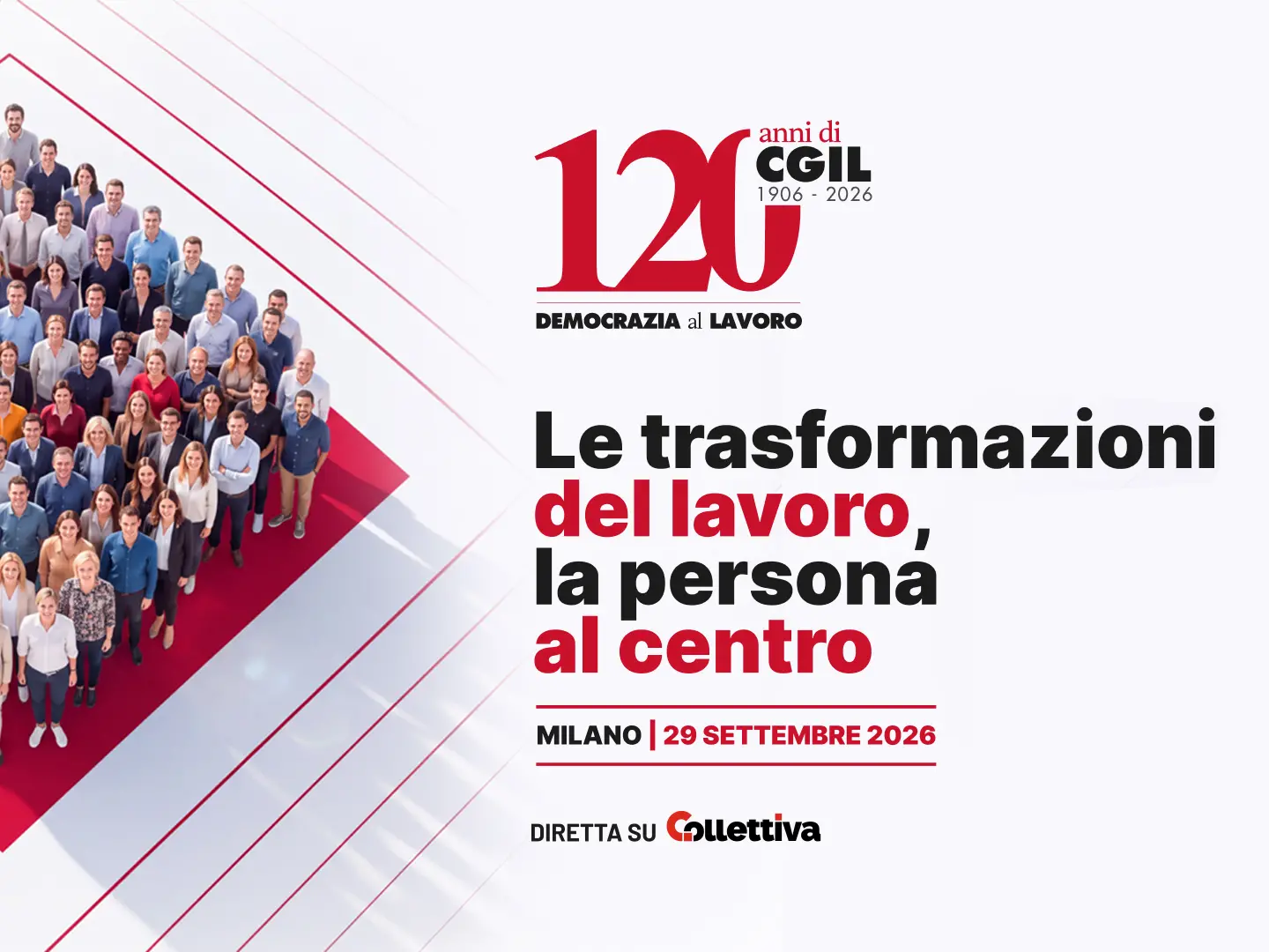 120 anni di Cgil, la diretta