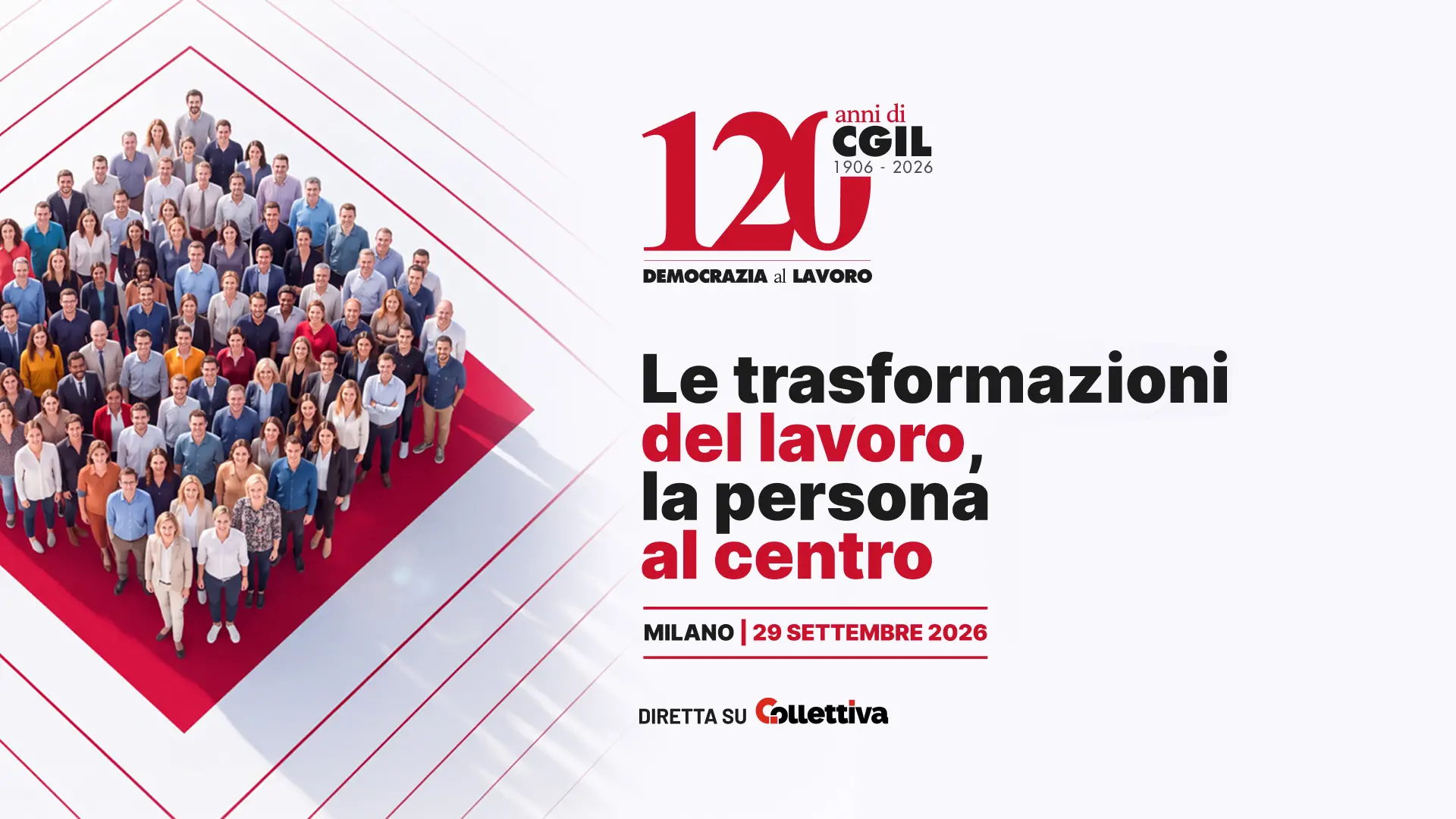 120 anni di Cgil, la diretta