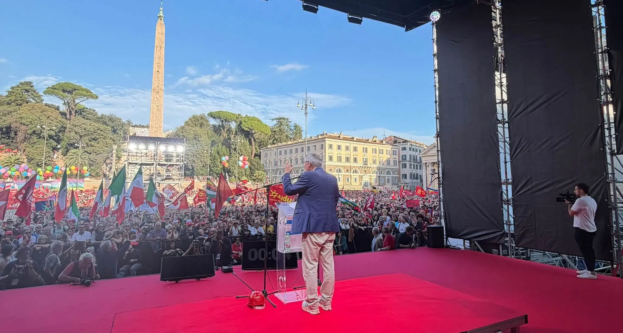Landini: “Siamo in 100 mila. Il 20 novembre sciopero generale”