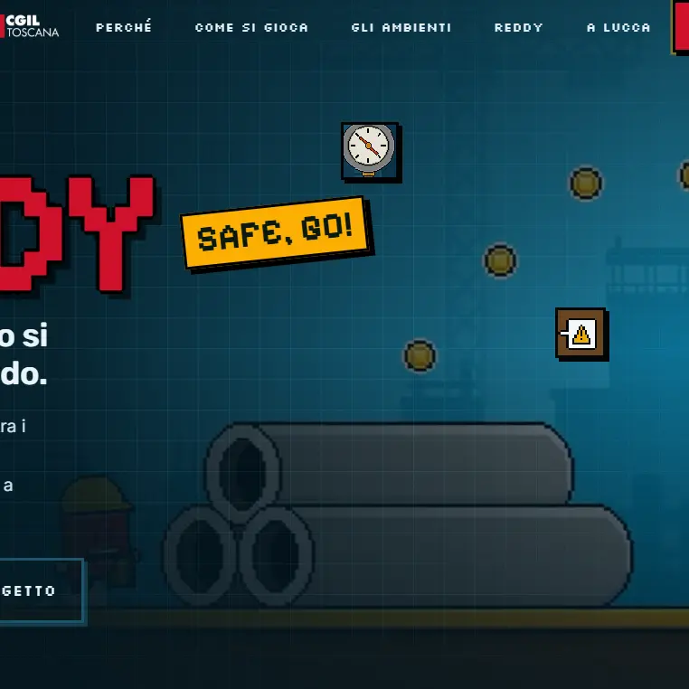 Sicurezza sul lavoro, arriva “Reddy”, il videogame della Cgil Toscana