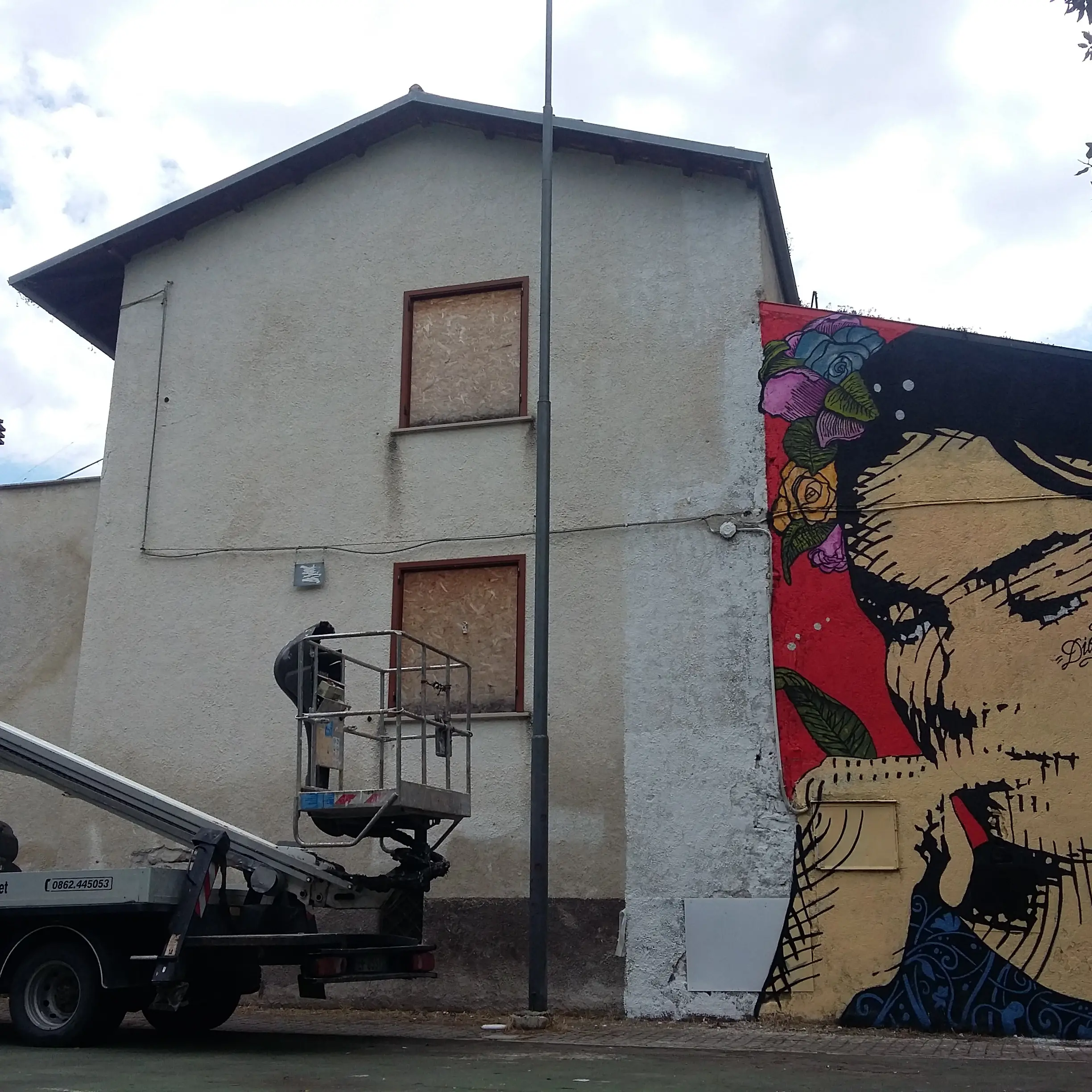 La street art sbarca a Paganica