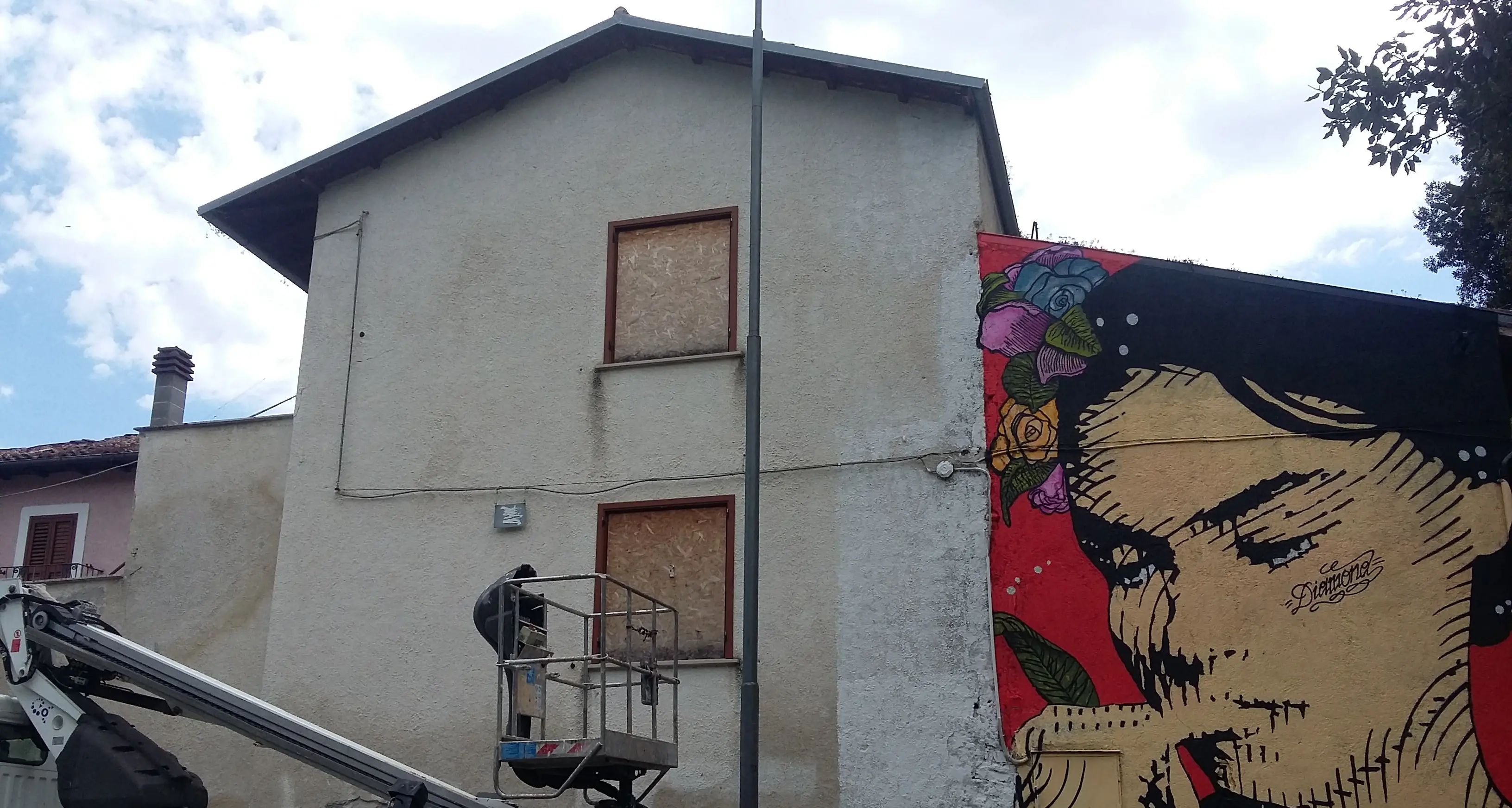 La street art sbarca a Paganica