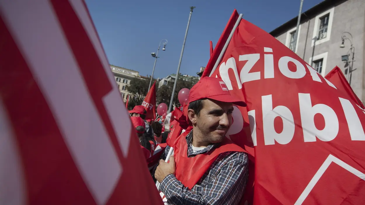 Una manifestazione dei lavoratori pubblici / archivio