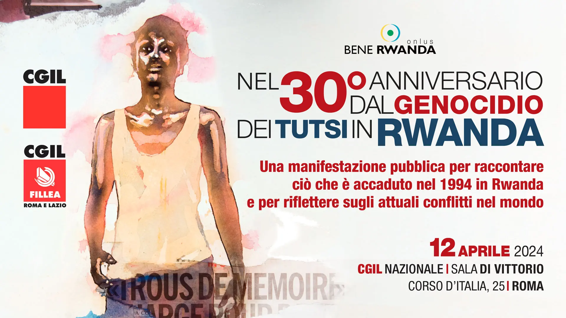 Nel 30° anniversario dal genocidio dei Tutsi in Rwanda