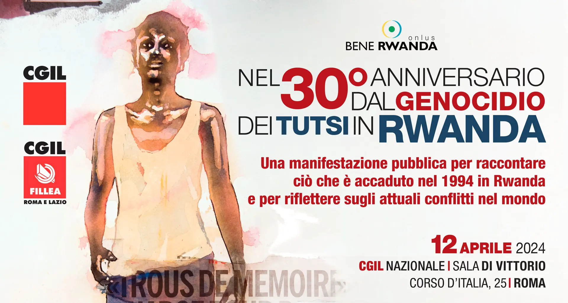 Nel 30° anniversario dal genocidio dei Tutsi in Rwanda