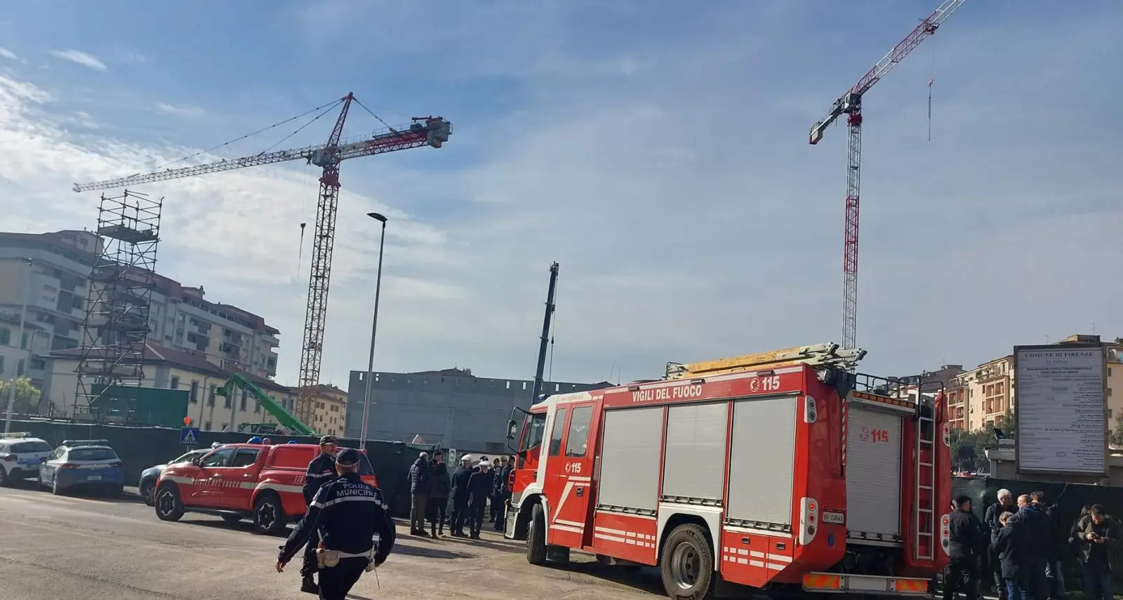 Firenze, 3 operai morti in cantiere, 2 dispersi
